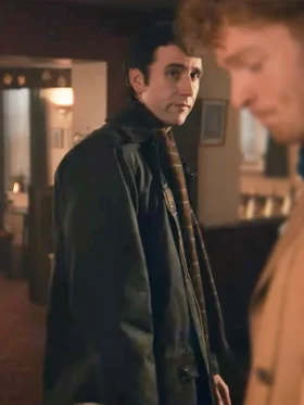 Murder Before Evensong S01 Matthew Lewis Cotton Jacket Front