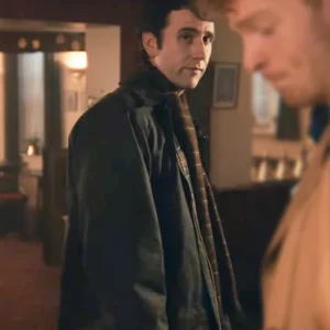 Murder Before Evensong S01 Matthew Lewis Cotton Jacket Front