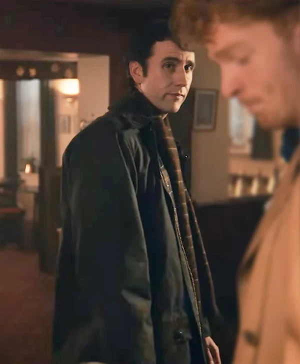 Murder Before Evensong S01 Matthew Lewis Cotton Jacket Front