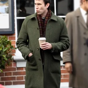 Murder Before Evensong S01 Matthew Lewis Green Wool Coat