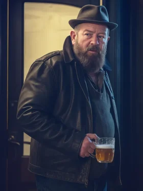 Murder Before Evensong S01 Morgan Philpott Leather Jacket