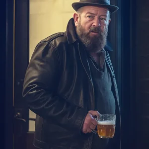 Murder Before Evensong S01 Morgan Philpott Leather Jacket