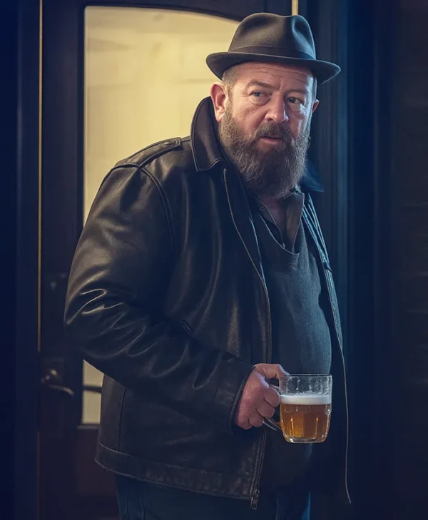 Murder Before Evensong S01 Morgan Philpott Leather Jacket