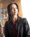 Murder in a Small Town S02 Kristin Kreuk Leather Jacket Side