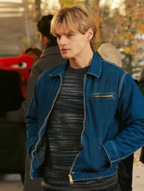 My Life With The Walter Boys S02 Cole Walter Denim Jacket Side