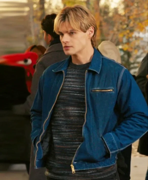 My Life With The Walter Boys S02 Cole Walter Denim Jacket Side