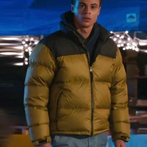 My Life With The Walter Boys S02 Jaylan Evans Puffer Jacket Front