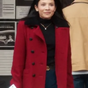 My Life With The Walter Boys S02 Nikki Rodriguez Red Wool Coat