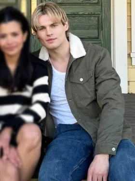 My Life With The Walter Boys S02 Noah LaLonde Green Jacket Side