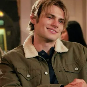 My Life With The Walter Boys S02 Noah LaLonde Green Cotton Jacket