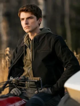 My Life with the Walter Boys S02 Johnny Link Black Jacket Back