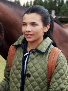 My Life with the Walter Boys S02 Nikki Rodriguez Quilted Jacket Side