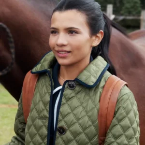 My Life with the Walter Boys S02 Nikki Rodriguez Quilted Jacket Side