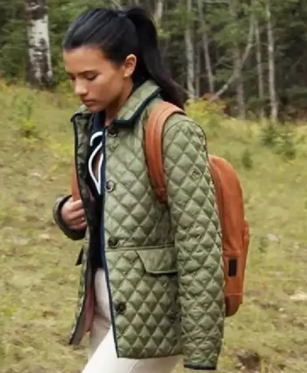 My Life with the Walter Boys S02 Nikki Rodriguez Quilted Jacket Front