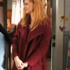 My Life with the Walter Boys S02 Sarah Rafferty Wool Coat Front