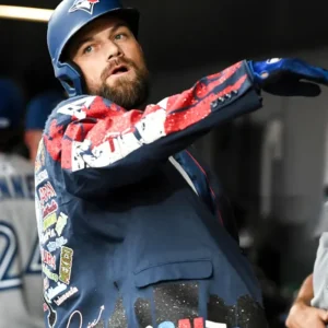 Nathan Lukes Toronto Blue Jays Blue Blazer Front