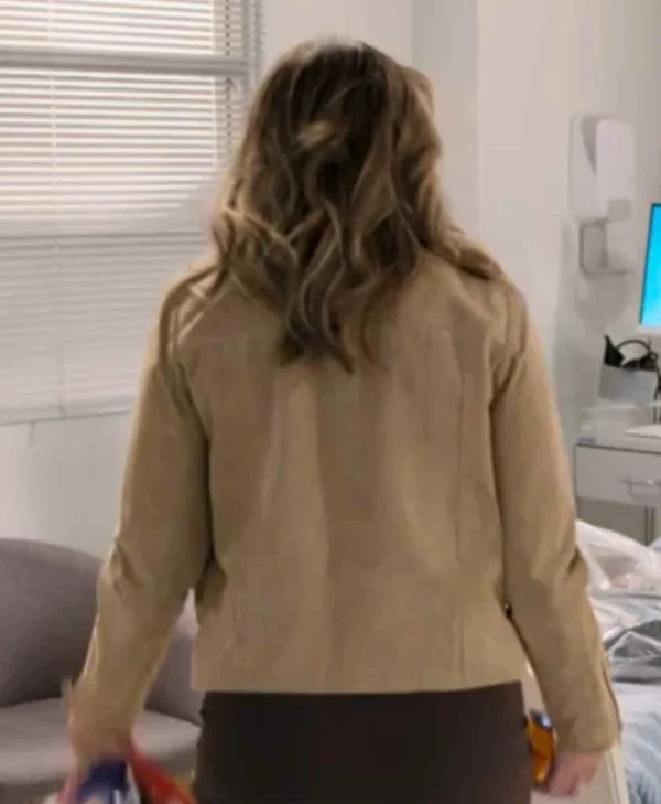 Neighbours Majella Davis Suede Leather Jacket