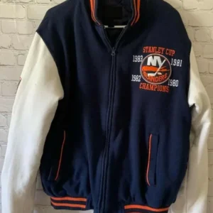 New York Islanders Championship Varsity Jacket