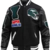 New York Jets Mashup Black Varsity Jacket