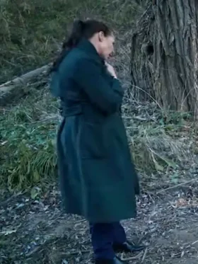 Nika and Madison Amanda Brugel Leather Coat