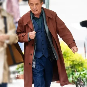 Only Murders in the Building S05 Martin Short Brown Coat Back