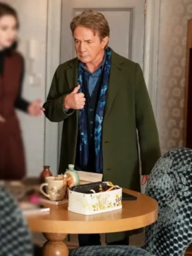 Only Murders in the Building S05 Martin Short Green Coat Side