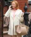 Only Murders in the Building S05 Renee Zellweger White Wool Coat