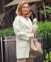 Only Murders in the Building S05 Renee Zellweger White Wool Coat Front