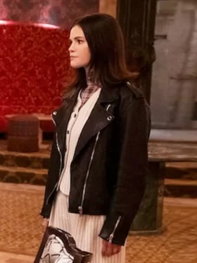 Only Murders in the Building S05 Selena Gomez Black Leather Jacket