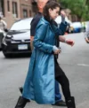 Only Murders in the Building S05 Selena Gomez Blue Coat Front