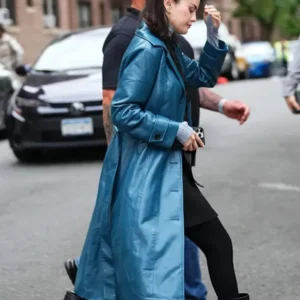 Only Murders in the Building S05 Selena Gomez Blue Coat Front