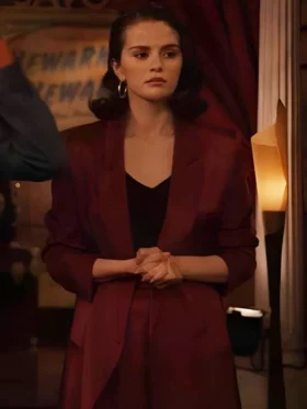 Only Murders in the Building S05 Selena Gomez Maroon Blazer