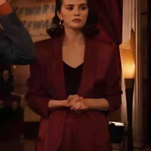 Only Murders in the Building S05 Selena Gomez Maroon Blazer