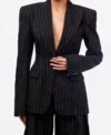 Only Murders in the Building S05 Selena Gomez Pinstripe Blazer