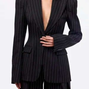 Only Murders in the Building S05 Selena Gomez Pinstripe Blazer
