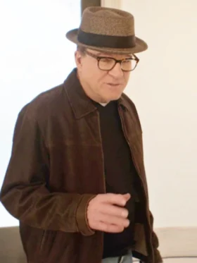 Only Murders in the Building S05 Steve Martin Brown Suede Jacket