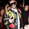 Pauly D MTV Music Awards Leather Jacket Front