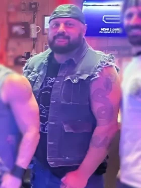Peacemaker S02 Josh Diogo Denim Vest Back