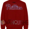 Philadelphia Phillies World Series Red Varsity Jacket back
