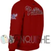 Philadelphia Phillies World Series Red Varsity Jacket left back