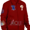 Philadelphia Phillies World Series Red Varsity Jacket right