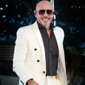 Pitbull White Men Suit