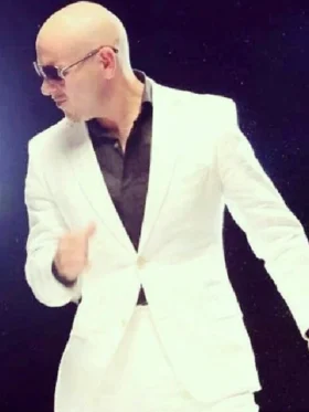 Pitbull White Men Suit For Sale