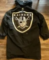 Raiders Black Trench Coat For Sale