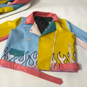 Ravens Home S04 Sasha Leather Jacket Back