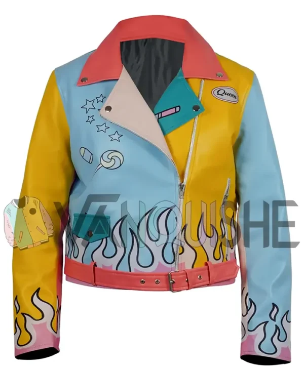 Ravens Home S04 Sasha Leather Jacket front