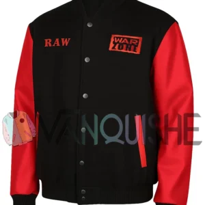 Raw is War Black and Red Jacket left