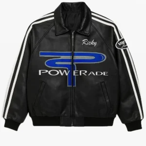 Ricky Bobby Black Leather Jacket