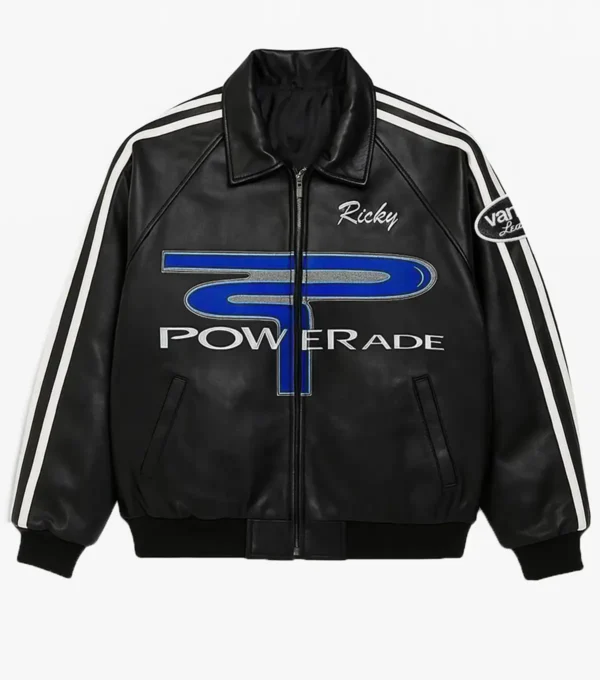 Ricky Bobby Black Leather Jacket