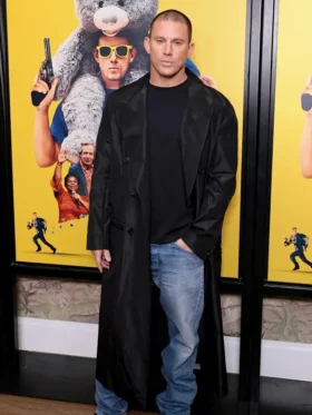 Roofman Channing Tatum Black Coat